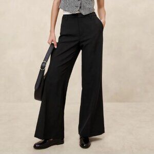 Banana Republic Women's Sculpted Wide-Leg Trouser